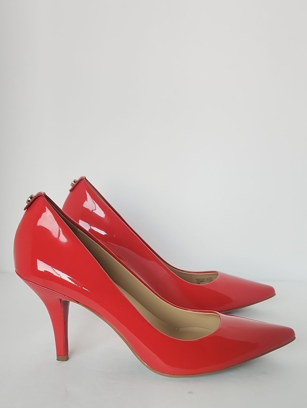MICHAEL Michael Kors Red Patent Pointed-Toe Pumps